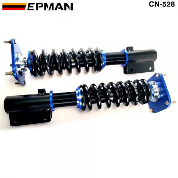 EPMAN Coilovers Spring Struts Racing Suspension Coilover Kit Shock Absorber for 1986-1991 MAZDA Type RS RX7 RX-7 FC3S CN-528 (RANDOM COLOR) 