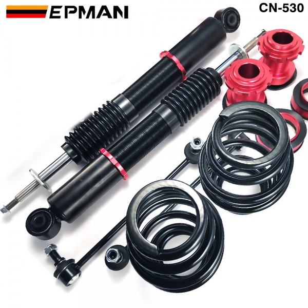 EPMAN Coilover Suspension Lowering Kit Fits For Volkswagen VW 06-09 GTI/ 03-07 Golf MK5 CN-530 (RANDOM COLOR)