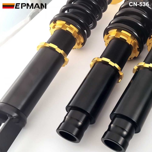 EPMAN Coilovers Spring Struts Racing Suspension Coilover Kit Shock Absorber For 1990-1997 Honda Accord EX LX DX SE CN-536 (RANDOM COLOR) 