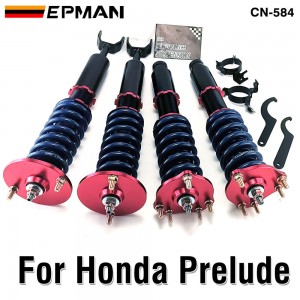 EPMAN Coilover Suspension Lowering Kits Shock Absorber Front and Rear FOR 92-01 Honda Prelude 1992-2001 CN-584  (RANDOM COLOR)
