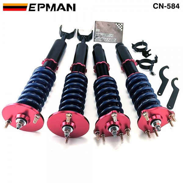 EPMAN Coilover Suspension Lowering Kits Shock Absorber Front and Rear FOR 92-01 Honda Prelude 1992-2001 CN-584  (RANDOM COLOR)