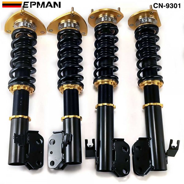 EPMAN Coilovers Spring Struts Racing Suspension Coilover Kit Shock Absorber for 93-01 Subaru WRX GC8 EPJZCN9301 (RANDOM COLOR) EPMAN Coilovers Spring Struts Racing Suspension Coilover Kit Shock Absorber for 93-01 Subaru WRX GC8 EPJZCN9301 (RANDOM COLOR)