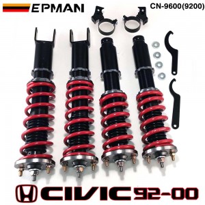 EPMAN Coilovers Spring Struts Racing Suspension Coilover Kit Shock Absorber For Honda Civic EK 1996-2000 CN-9600(9200)  (RANDOM COLOR)