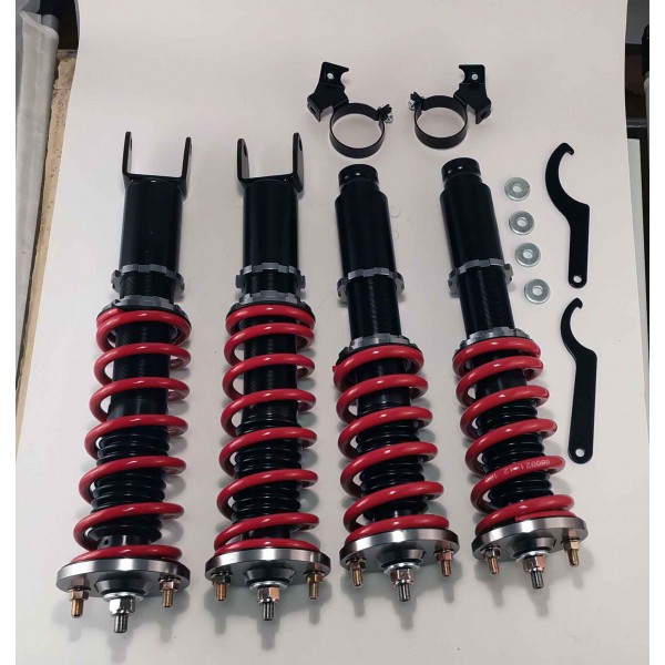 EPMAN Factory Direct High-Performance Adjustable Coilover Suspension Kit – Lowering Springs with Racing Struts & Shock Absorbers for Honda, Toyota, Nissan, BMW, Ford – Wholesale Available