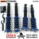 EPMAN Coilovers Spring Struts Racing Suspension Coilover Kit Shock Absorber For Lexus IS200/IS300 For Toyota Altezza XE10, GXE10, JCE10, SXE10 CN-9905 (RANDOM COLOR) EPMAN Coilovers Spring Struts Racing Suspension Coilover Kit Shock Absorber For Lexus IS200/IS300 For Toyota Altezza XE10, GXE10, JCE10, SXE10 CN-9905 (RANDOM COLOR)
