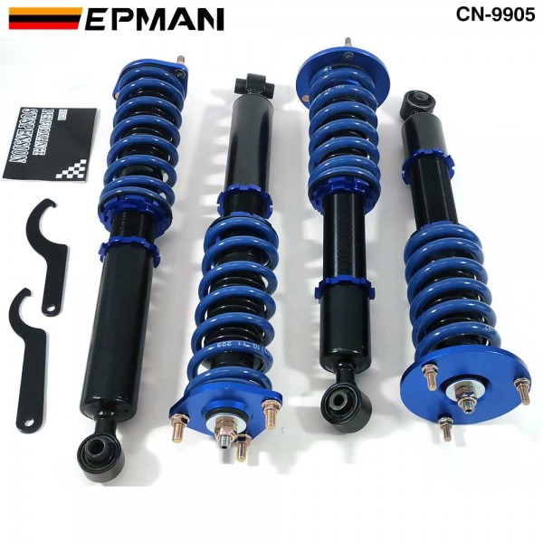 EPMAN Coilovers Spring Struts Racing Suspension Coilover Kit Shock Absorber For Lexus IS200/IS300 For Toyota Altezza XE10, GXE10, JCE10, SXE10 CN-9905 (RANDOM COLOR) EPMAN Coilovers Spring Struts Racing Suspension Coilover Kit Shock Absorber For Lexus IS200/IS300 For Toyota Altezza XE10, GXE10, JCE10, SXE10 CN-9905 (RANDOM COLOR)