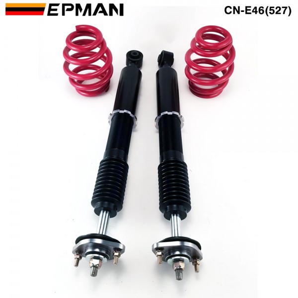 EPMAN Coilovers Spring Struts Racing Suspension Coilover Kit Shock Absorber For 01-05 BMW E46 330i/330Ci/330xi CN-E46(527) (RANDOM COLOR)