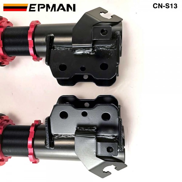 EPMAN Coilovers Spring Struts Racing Suspension Coilover Kit 16 Way Shock Absorber for Nissan 89-94 240SX S13 CN-S13 (RANDOM COLOR) EPMAN Coilovers Spring Struts Racing Suspension Coilover Kit 16 Way Shock Absorber for Nissan 89-94 240SX S13 CN-S13 (RANDOM COLOR)