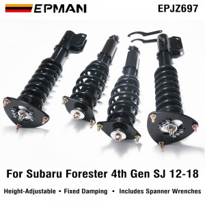 EPMAN Height-Adjustable Coilovers Kit for Subaru Forester SJ (2012-2018) Shock Absorber EPJZ697