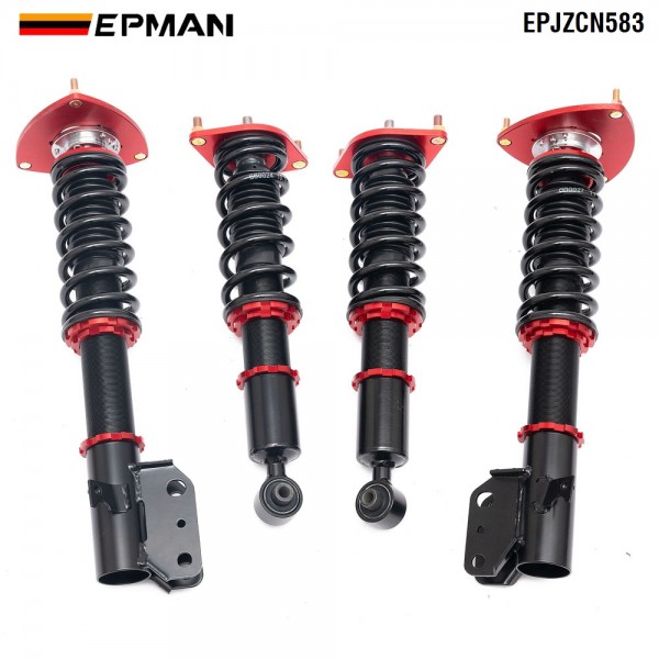 EPMAN Coilovers Spring Struts Racing Suspension Coilover Kit Shock Absorber for 08-12 Subaru Impreza WRX GH8 KG6/6 EPJZCN583 (RANDOM COLOR)
