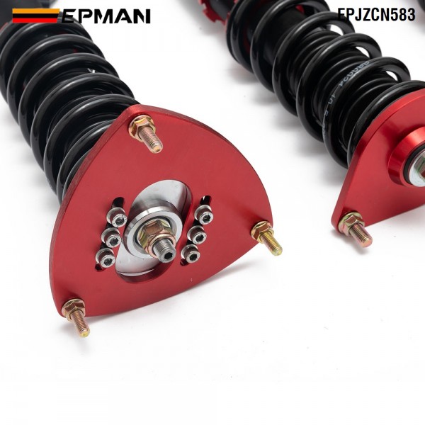 EPMAN Coilovers Spring Struts Racing Suspension Coilover Kit Shock Absorber for 08-12 Subaru Impreza WRX GH8 KG6/6 EPJZCN583 (RANDOM COLOR)