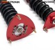 EPMAN Coilovers Spring Struts Racing Suspension Coilover Kit Shock Absorber for 08-12 Subaru Impreza WRX GH8 KG6/6 EPJZCN583 (RANDOM COLOR)