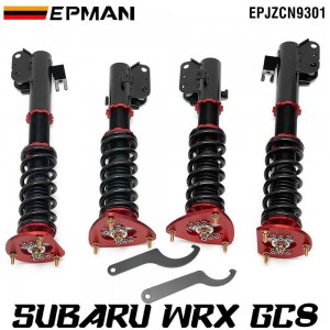 EPMAN Coilovers Spring Struts Racing Suspension Coilover Kit Shock Absorber for 93-01 Subaru WRX GC8 EPJZCN9301 (RANDOM COLOR)