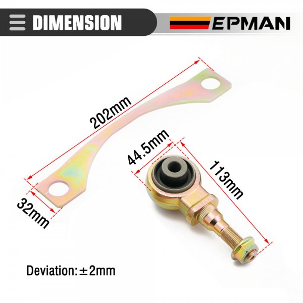 EPMAN For Honda Civic 92-95 For Integra 94-01 Front Upper Control Arm Bushing Camber Kit Ball Joint Set EPAA01G181