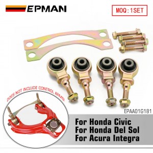EPMAN For Honda Civic 92-95 For Integra 94-01 Front Upper Control Arm Bushing Camber Kit Ball Joint Set EPAA01G181