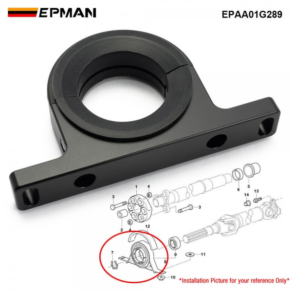 EPMAN Upgrade Driveshaft Shaftcenter Support Bearing FlexDisc Joint Aluminum for BMW E46 3 Series 325i Z4 EPAA01G289