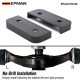 EPMAN Prop Shaft Center Bearing Alignment Cover for VW Golf 7/8 R Arteon R Audi S3 RS3, Anodized Black Kit EPAA01G338