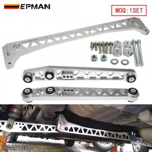 EPMAN Billet Rear Lower Control Arms + Subframe Brace - Adjustable, Rust-Free, FOR Honda Civic EK (1996-2000) EPAA01G380
