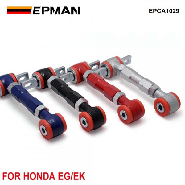 EPMAN New Racing Rear Adjustable Camber Arms Kit For 88-01 Honda Civic For Acura Integra EPCA1029 EPMAN New Racing Rear Adjustable Camber Arms Kit For 88-01 Honda Civic For Acura Integra EPCA1029