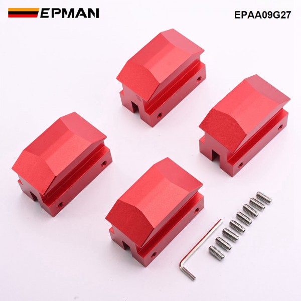 EPMAN 4Pcs Jack Lift Pad Anodized Aluminum for Chevrolet Camaro 6th Gen Except Convertible EPAA09G27