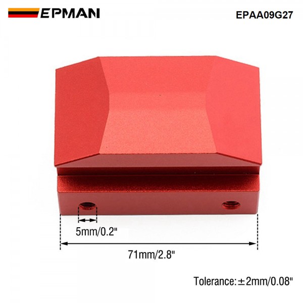 EPMAN 4Pcs Jack Lift Pad Anodized Aluminum for Chevrolet Camaro 6th Gen Except Convertible EPAA09G27