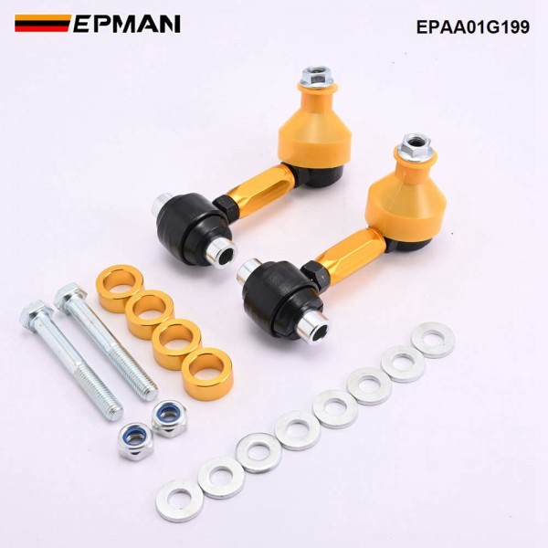 EPMAN Adjustable Rear Sway Bar End Links For Subaru WRX 08-23 / STI 08-21 / BRZ 13-24 EPAA01G199