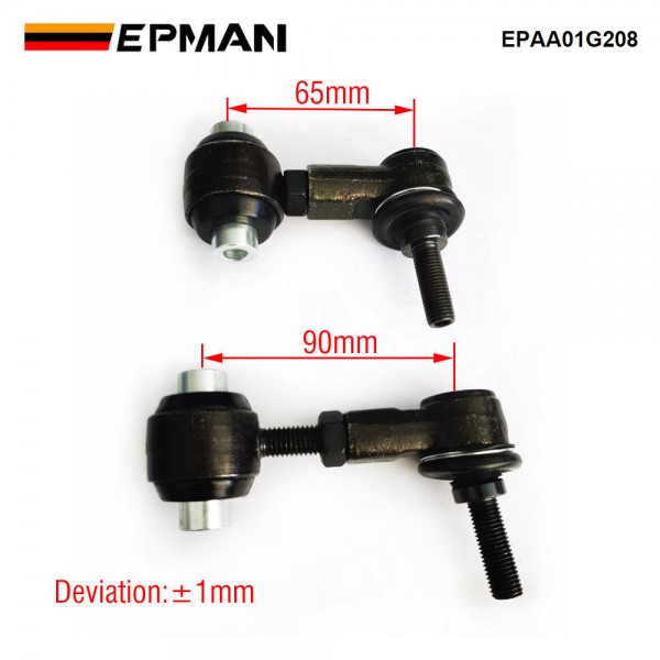 EPMAN Adjustable Rear Sway Bar End Links For VW/Audi Mk7 Golf / GTI / Golf R / Passat / 8P/V A3 / S3 / TT / TT-S EPAA01G208 EPMAN Adjustable Rear Sway Bar End Links For VW/Audi Mk7 Golf / GTI / Golf R / Passat / 8P/V A3 / S3 / TT / TT-S EPAA01G208