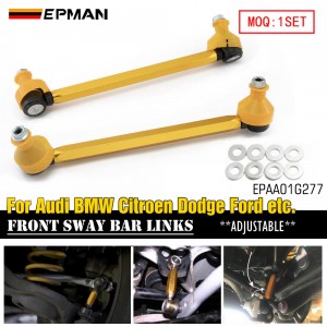 EPMAN Front Sway Bar End Link Assembly Universal Performance Live Adjustable EPAA01G277