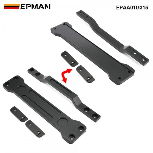 EPMAN Aluminum Billet Driveshaft Tunnel Brace For VW Audi Mk7/Mk8 GTI SportWagen Leon 5F FWD MQB EVO EPAA01G315
