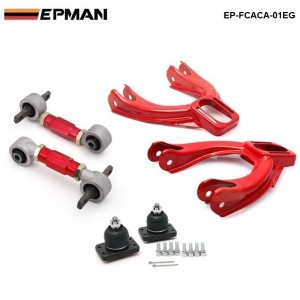Tansky Rear Lower Control Arms+ Front Camber Kits For 92-95 Honda Civic EG EJ EH TK-FCACA-01EG