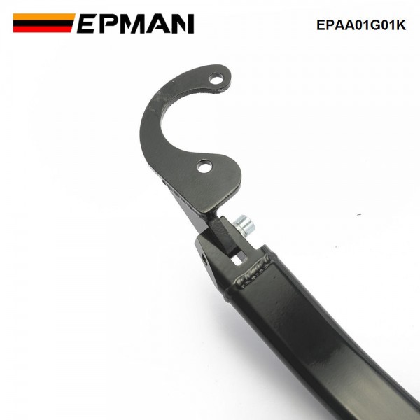 EPMAN Front Upper Strut Brace Tie Bar Kit For Honda Civic 92-00 EG EK/93-97 Del Sol/94-01 Integra DC2 Front Strut Bar EPAA01G01K
