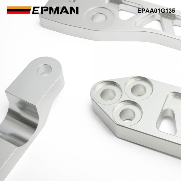 EPMAN Billet Rear Control Arm Subframe Brace For Honda Civic 01-05 DX ES LX EX SI EM EPAA01G135