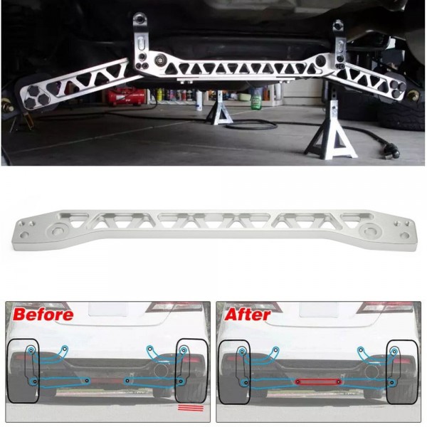 EPMAN Billet Rear Control Arm Subframe Brace For Honda Civic 01-05 DX ES LX EX SI EM EPAA01G135 EPMAN Billet Rear Control Arm Subframe Brace For Honda Civic 01-05 DX ES LX EX SI EM EPAA01G135