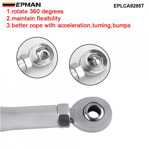 EPMAN Front Traction Control Tie Bar For Honda Civic 92-95 EG 96-00 EK For Acura For Integra 94-01 Swap Kit EPLCA9295T