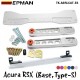 Rear Subframe Brace + Tie Bar + Rear Lower Control Arm For Acura RSX 02-06 DC5 TK-ASRLCAT-ES Rear Subframe Brace + Tie Bar + Rear Lower Control Arm For Acura RSX 02-06 DC5 TK-ASRLCAT-ES