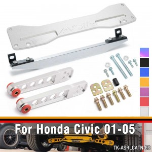 Rear Subframe Brace + Tie Bar + Rear Lower Control Arm For Honda Civic 01-05 Si 02-05 EP3 TK-ASRLCATN-ES