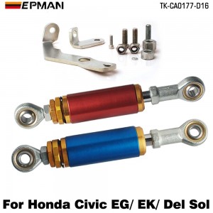 Aluminum Engine Torque Damper Mount Mouting Kit For Honda Civic EG EK Del Sol D15 D16 SOHC 92-00 TK-CA0177-D16