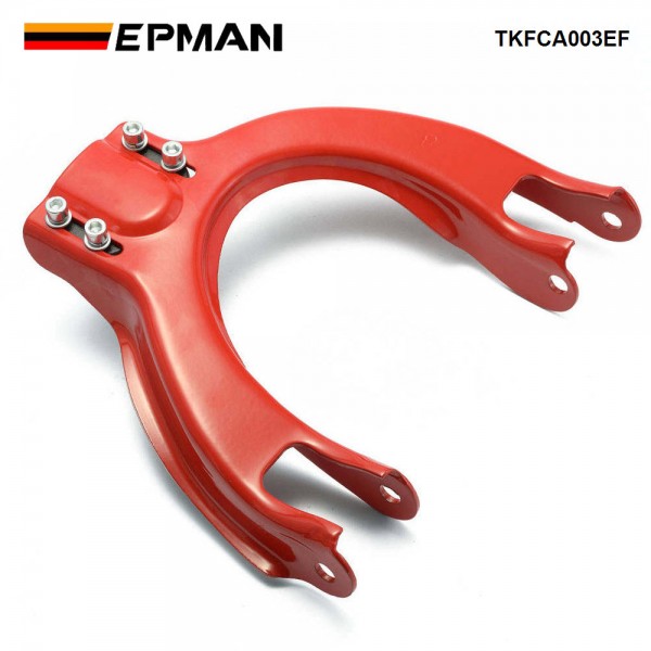 EPMAN Adjustable Front Upper Camber Kit Ball Joint Control Arm Compatible For Honda Civic CRX EF DA 88-91, 2-Pieces TKFCA003EF