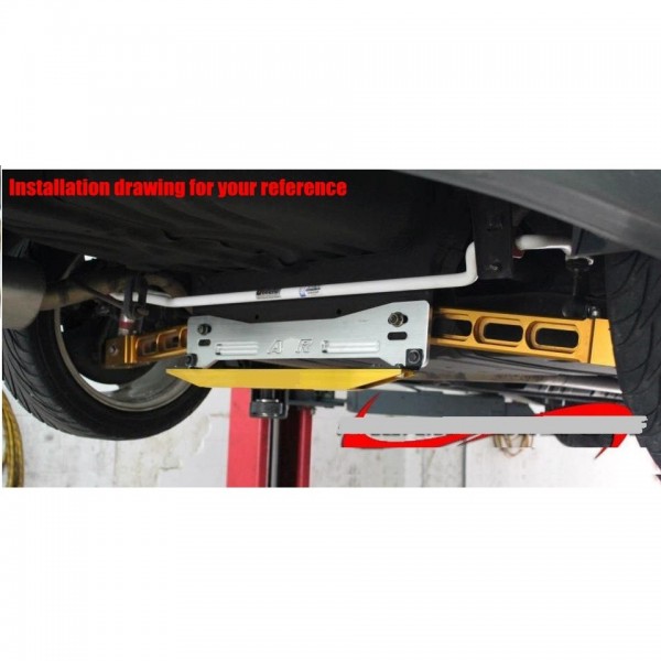 ASR Subrame Bar + BEAKS Lower Tie Bar + Rear Lower Control Arm For Mitsubishi Proton Neo Chrome TK-EVOASRLCAB-D-7C