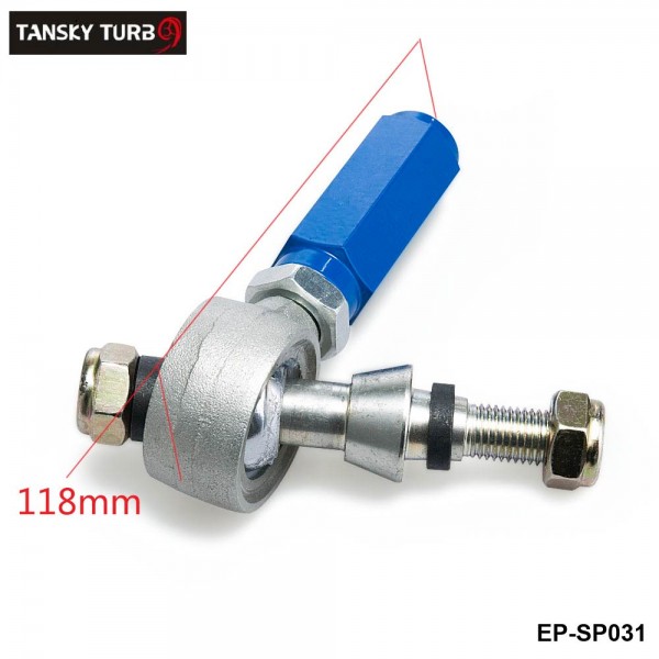 TANSKY Rear Suspension Adjustable Outer Tie Rod End Links For Nissan 240SX 95-98 Tie Rod Ends Blue EP-SP031