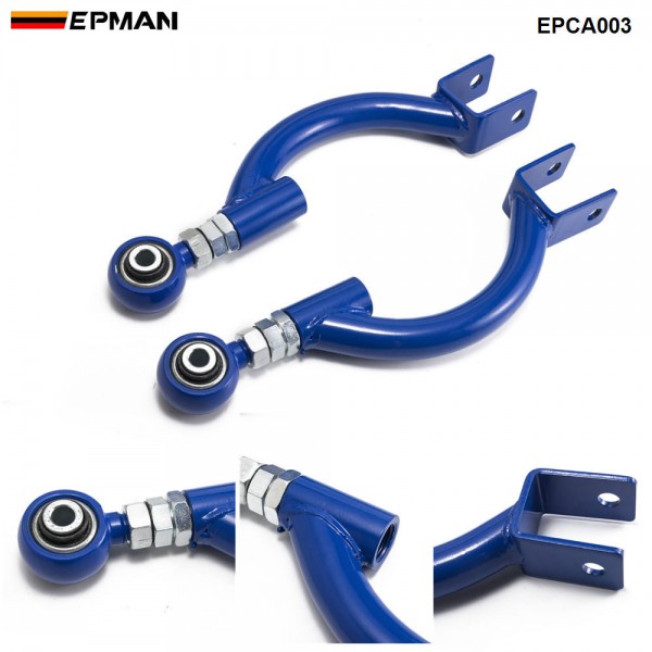1pair/unit EPMAN Rear Adjustable Camber Control Arm Kit For Nissan 95-98 240SX S14 S15 SILVIA R33 R34 EPCA003