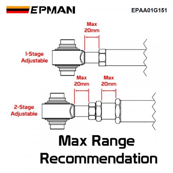 EPMAN For Mazda 3 /5 For Ford Focus C-MAX For Volvo S40 V50 C30 C70 00-18 Adjustable Rear Camber Arm Kit Alignment Set EPAA01G151 EPMAN For Mazda 3 /5 For Ford Focus C-MAX For Volvo S40 V50 C30 C70 00-18 Adjustable Rear Camber Arm Kit Alignment Set EPAA01G151
