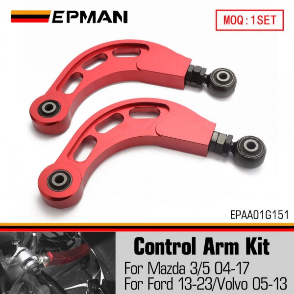EPMAN For Mazda 3 /5 For Ford Focus C-MAX For Volvo S40 V50 C30 C70 00-18 Adjustable Rear Camber Arm Kit Alignment Set EPAA01G151 EPMAN For Mazda 3 /5 For Ford Focus C-MAX For Volvo S40 V50 C30 C70 00-18 Adjustable Rear Camber Arm Kit Alignment Set EPAA01G151