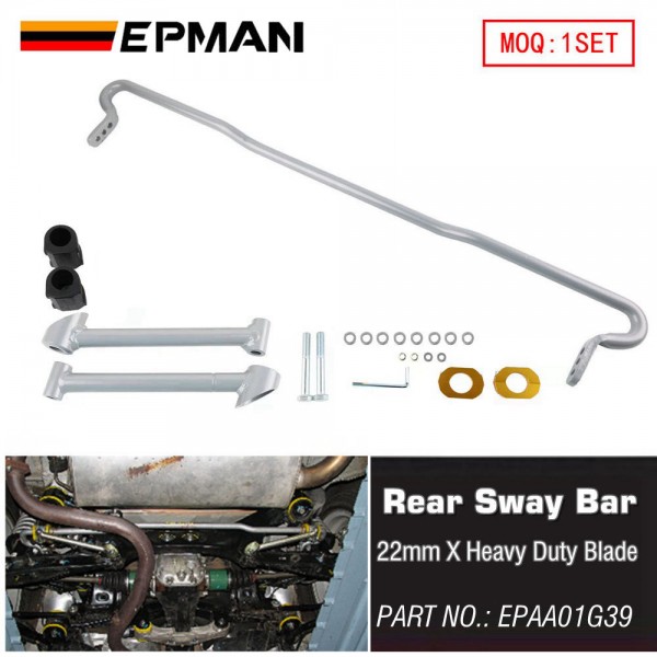 EPMAN 22mm X Heavy Duty Blade Adjustable Rear Sway Bar Swaybar For Subaru WRX STi 05-18 BSR49XZ EPAA01G39 