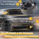 EPMAN Front and Rear Strut Spacers Suspension Leveling Kit For 2009-2022 Dodge Ram 1500 4WD EPMAN Front and Rear Strut Spacers Suspension Leveling Kit For 2009-2022 Dodge Ram 1500 4WD
