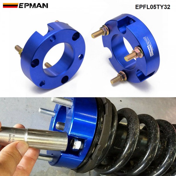 EPMAN Front Suspension Lift Up Kits For Toyota Hilux VIGO Coil Spacers Strut Shocks Absorber Spring Raise 32mm Aluminum Car Accessories EPFL05TY32 EPMAN Front Suspension Lift Up Kits For Toyota Hilux VIGO Coil Spacers Strut Shocks Absorber Spring Raise 32mm Aluminum Car Accessories EPFL05TY32