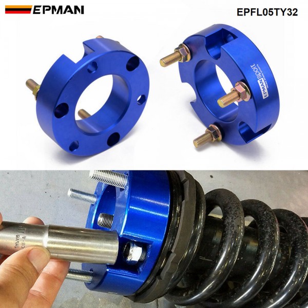 EPMAN Front Suspension Lift Up Kits For Toyota Hilux VIGO Coil Spacers Strut Shocks Absorber Spring Raise 32mm Aluminum Car Accessories EPFL05TY32 