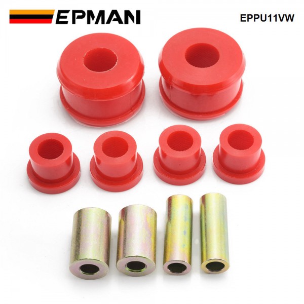 EPMAN Car Front Control Arm Bushing Kit For VW Beetle 98-06 / For Golf 85-06 / For Jetta 85-06 Red EPPU11VW EPMAN Car Front Control Arm Bushing Kit For VW Beetle 98-06 / For Golf 85-06 / For Jetta 85-06 Red EPPU11VW