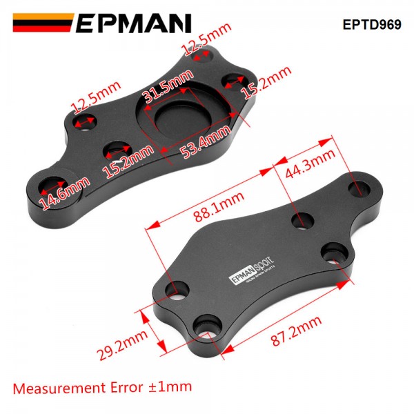 EPMAN Aluminum T-6061 Steering Lock Adapter Increasing Turn Angle About +25% For Toyota JZX100 For Lexus IS200 IS300 EPTD969 EPMAN Aluminum T-6061 Steering Lock Adapter Increasing Turn Angle About +25% For Toyota JZX100 For Lexus IS200 IS300 EPTD969