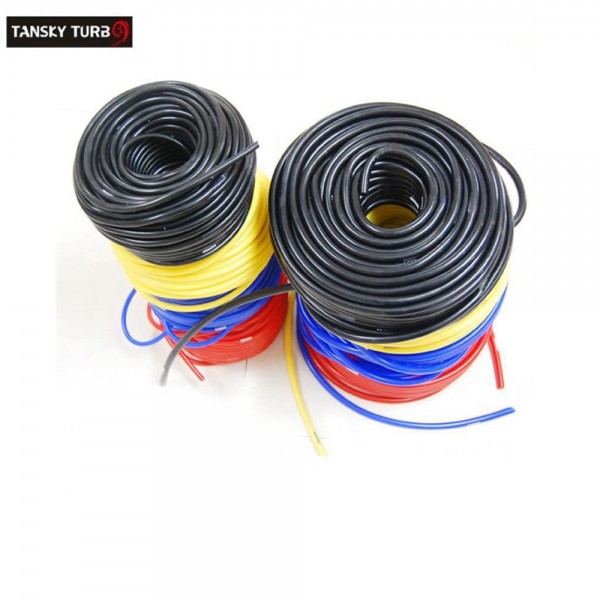 TANSKY 50 Meter/Roll Black SIlicone Vacuum Hose Tubing SIlicone Pipe ID 3mm 4mm 5mm 6mm 7mm 8mm 9mm 10mm 11mm Vacuum Silicone Tube